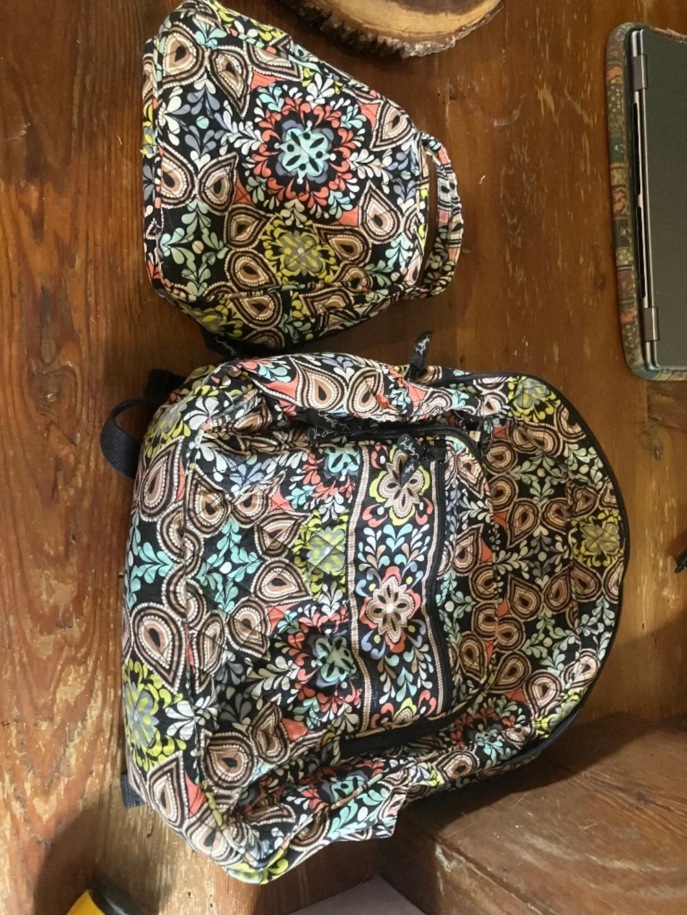 Vera Bradley backpack with baby bag